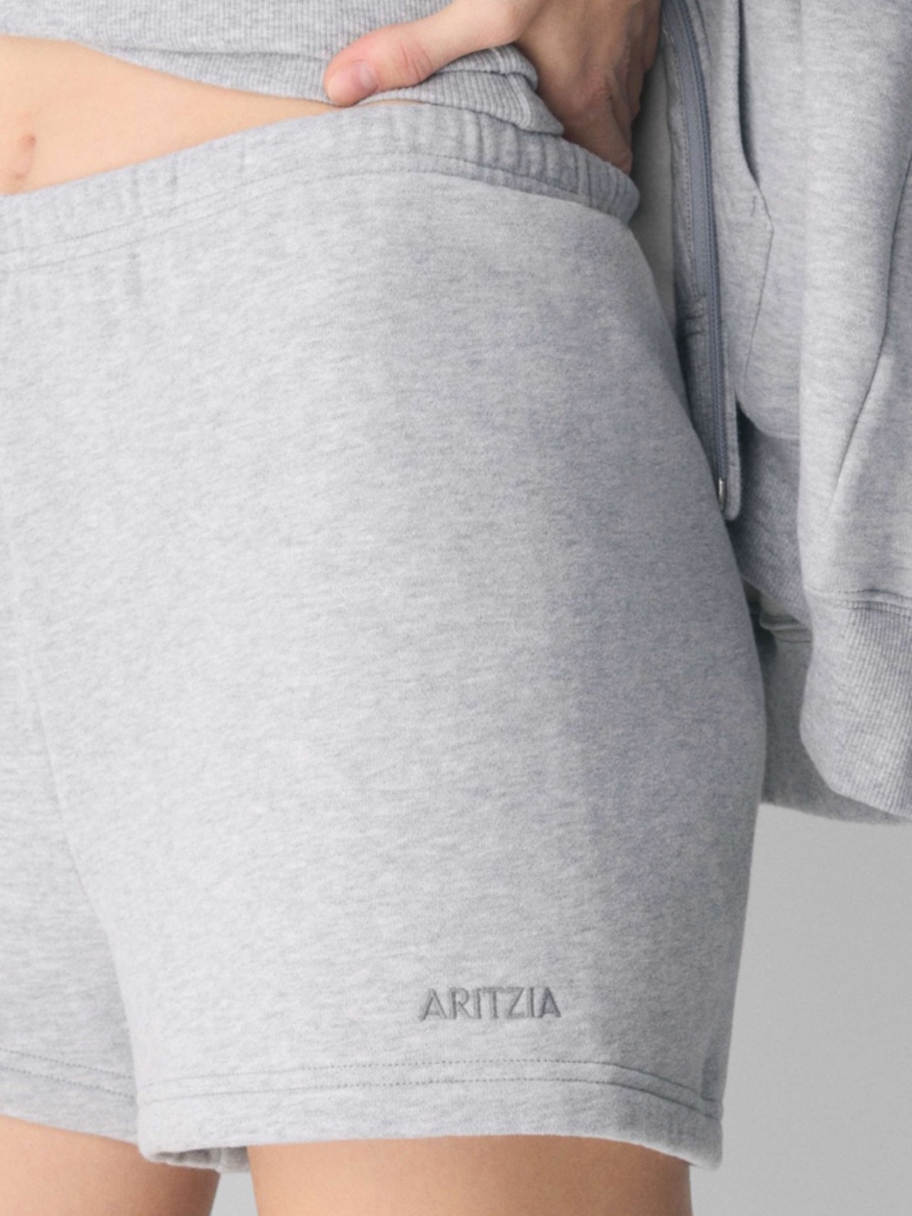 Aritzia Heather Gray Athletic Sweat Shorts